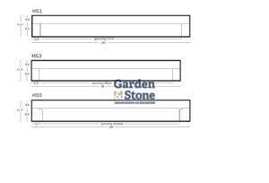 Profielen deurdorpels hs1 hs3 hs5 garden stone natuursteen