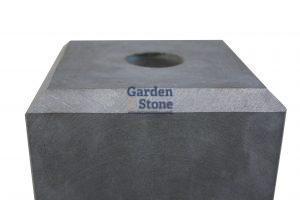 detail facet hardstenen poer grijs blauw natuursteen