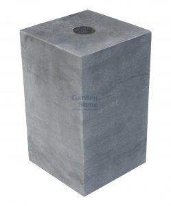 poer sokkel recht hardsteen gat afdak overkapping paal pilaar