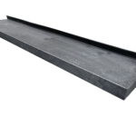 raamdorpel vlak natuursteen rubberen strip