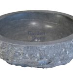 vogeldrinkschaal hardsteen gekapt